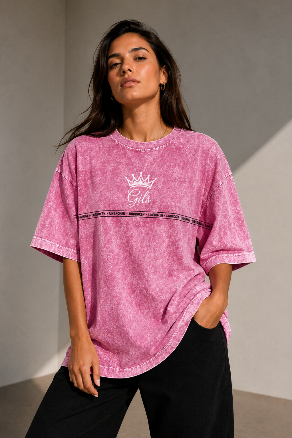 Acid Wash Unbroken Mujer